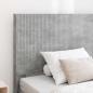 Preview: Bettgestell mit Stauraum und Kopfteil Betongrau 75 x 190 cm