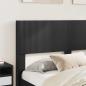 Preview: Bettgestell mit Stauraum und Kopfteil Schwarz 140 x 200 cm