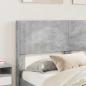 Preview: Bettgestell mit Stauraum und Kopfteil Betongrau 135 x 190 cm