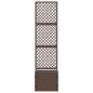 Preview: Garten-Spalier-Pflanzer Braun 35 x 30 x 135 cm Metall