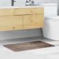 Preview: ARDEBO.de - Rutschfeste Badmatte Braun 60 x 90 cm PP