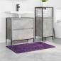Preview: Rutschfeste Badmatte Lila 60 x 90 cm PP