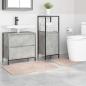 Preview: Anti-Rutsch Badematten-Set 2 stk. Creme 50 x 50 cm PP