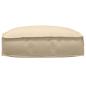 Preview: Kissen Oxford-Stoff Beige 50 x 50 x 12 cm