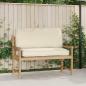 Preview: ARDEBO.de - Kissen Oxford-Stoff Creme 120 x 50 x 12 cm