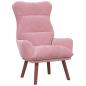 Preview: Sessel Rosa 69 x 74 x 93 cm Samt