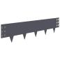 Preview: Raseneinfassung 30 stk. 100 x 25 cm Stahl Anthrazit