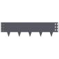 Preview: Raseneinfassung 30 stk. 100 x 25 cm Stahl Anthrazit