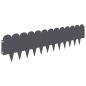 Preview: Raseneinfassung 10 stk. 103 x 25 cm Stahl Anthrazit