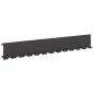 Preview: Raseneinfassung 10 stk. 102 x 15 x 4 cm Stahl Schwarz