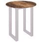Preview: Tischplatte Ø 80 x 1,5 cm Rund Holzwerkstoff Altholz