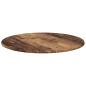 Preview: Tischplatte Ø 80 x 1,5 cm Rund Holzwerkstoff Altholz