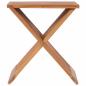 Preview: Klappbarer Hocker 40×32×45 cm Massivholz Teak