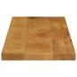 Preview: Tischplatte 90x20x2,5 cm Rechteckig Massivholz Mango