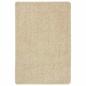 Preview: ARDEBO.de - Shaggy-Teppich Creme 140x200 cm Rutschfest