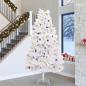 Preview: ARDEBO.de - Künstlicher Weihnachtsbaum 300 cm PVC und Stahl Weiß