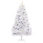 Preview: Künstlicher Weihnachtsbaum 300 cm PVC und Stahl Weiß