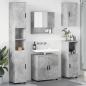 Preview: ARDEBO.de - Badezimmermöbel-Set 5 stk. Beton Grau 61 x 35 x 64 cm