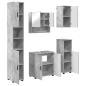 Preview: Badezimmermöbel-Set 5 stk. Beton Grau 61 x 35 x 64 cm