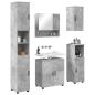 Preview: Badezimmermöbel-Set 5 stk. Beton Grau 61 x 35 x 64 cm