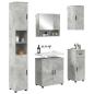 Preview: Badezimmermöbel-Set 5 stk. Beton Grau 61 x 35 x 64 cm