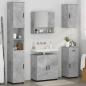 Preview: Badezimmermöbel-Set 5 stk. Beton Grau 61 x 35 x 64 cm