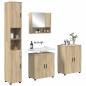 Preview: Badezimmermöbel-Set 4 stk. Sonoma-Eiche 61 x 35 x 64 cm