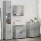 Preview: Badezimmermöbel-Set 4 stk. Beton Grau 61 x 35 x 64 cm