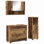 Preview: Badezimmermöbel-Set 3 stk. Altholz 76,5 x 35 x 64 cm