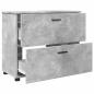Preview: Badezimmermöbel-Set 3 stk. Beton Grau 76,5 x 35 x 64 cm