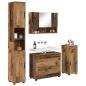 Preview: Badezimmermöbel-Set 4 stk. Altholz 35 x 30 x 192 cm