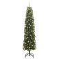 Preview: Künstlicher Weihnachtsbaum mit 300 LEDs mit Ständer Grün 180 cm