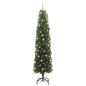 Preview: Künstlicher Weihnachtsbaum mit 300 LEDs mit Ständer Grün 180 cm