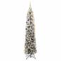 Preview: Künstlicher Weihnachtsbaum mit 300 LEDs mit Ständer Grün 210 cm