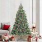 Preview: ARDEBO.de - Künstlicher Weihnachtsbaum Grün 210 cm PVC und Metall