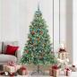 Preview: ARDEBO.de - Künstlicher Weihnachtsbaum Grün 210 cm PVC und Metall