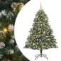 Preview: Künstlicher Weihnachtsbaum mit 300 LEDs mit Ständer Grün 180 cm