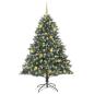 Preview: Künstlicher Weihnachtsbaum mit 300 LEDs mit Ständer Grün 180 cm