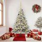 Preview: ARDEBO.de - Künstlicher vorbeleuchteter Weihnachtsbaum mit Kugelset Grün