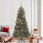 Preview: ARDEBO.de - Künstlicher Weihnachtsbaum Grün 210 cm PVC, Plastik und Stahl
