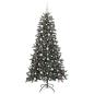 Preview: Künstlicher Weihnachtsbaum Grün 210 cm PVC, Plastik und Stahl