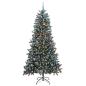 Preview: Künstlicher Weihnachtsbaum Grün 210 cm PVC, Plastik und Stahl
