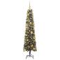 Preview: Künstlicher Weihnachtsbaum mit 300 LEDs mit Ständer Grün 180 cm
