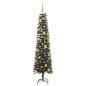 Preview: Künstlicher Weihnachtsbaum mit 300 LEDs mit Ständer Grün 180 cm