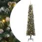 Preview: Künstlicher Weihnachtsbaum mit 300 LEDs mit Ständer Grün 240 cm