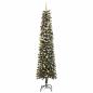 Preview: Künstlicher Weihnachtsbaum mit 300 LEDs mit Ständer Grün 240 cm
