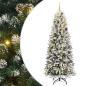 Preview: Künstlicher Weihnachtsbaum Weiß 210 cm