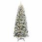 Preview: Künstlicher Weihnachtsbaum Weiß 240 cm