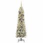 Preview: Künstlicher Weihnachtsbaum Weiß 210 cm