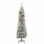 Preview: Künstlicher Weihnachtsbaum Weiß 210 cm